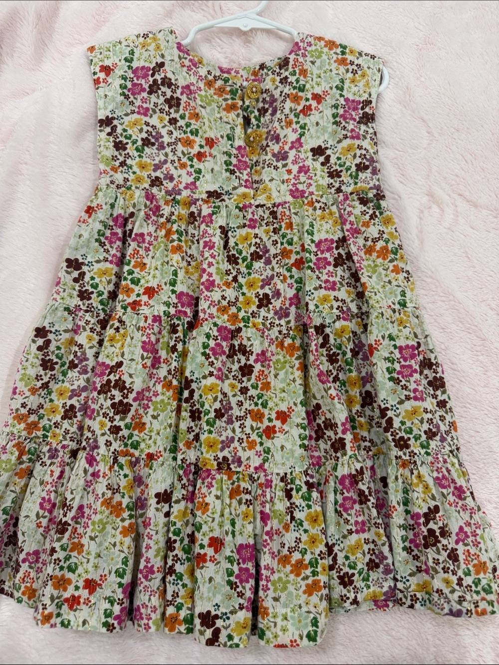 Pink Chicken ditsy floral 2T beautiful dress.